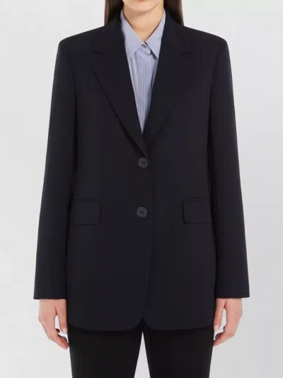Max Mara Tailored Jacket Linz Notched Lapels Buttons In Multi