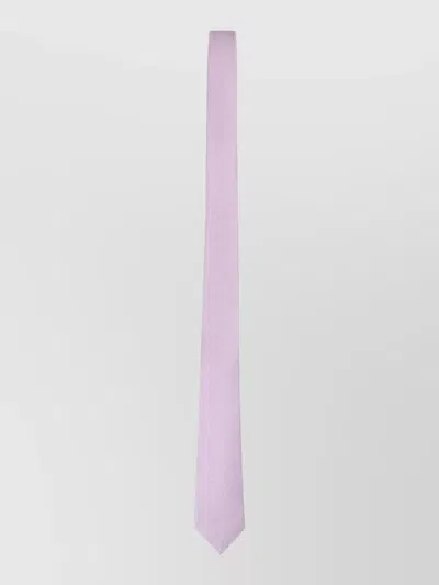 Tom Ford Solid Silk Tie Slim Tailoring Look In Pink