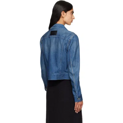 Givenchy Regular Fit Cotton Denim Jacket In Blue