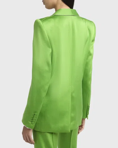 Tom Ford Single-breasted Silk-wool Blazer Jacket In Blue