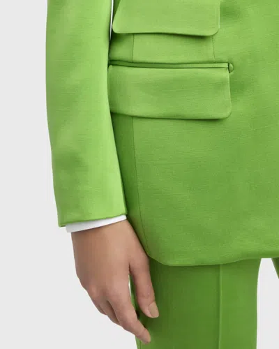 Tom Ford Single-breasted Silk-wool Blazer Jacket In Blue