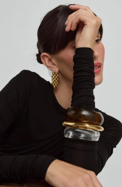 St. Moran Brown Lucite® Bangle In Brown