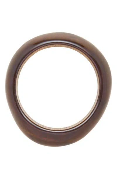 St. Moran Brown Lucite® Bangle In Brown