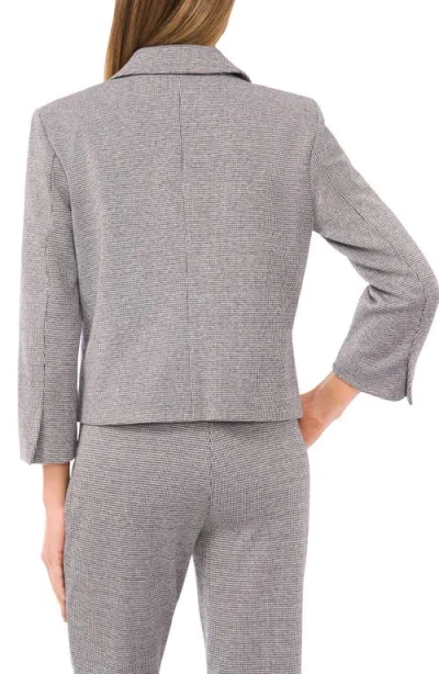 Halogen ® Houndstooth Crop Blazer In Gray
