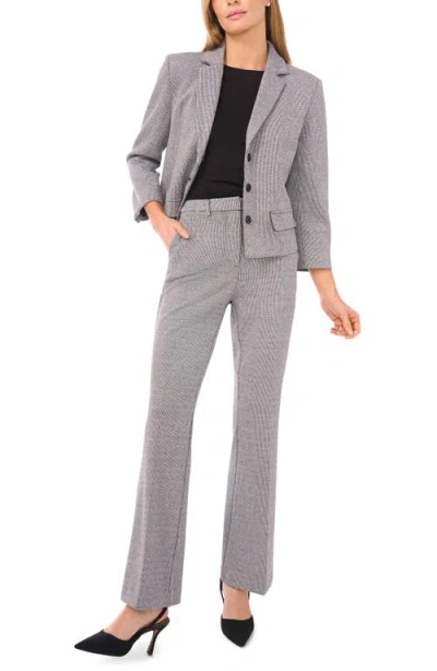 Halogen ® Houndstooth Crop Blazer In Gray