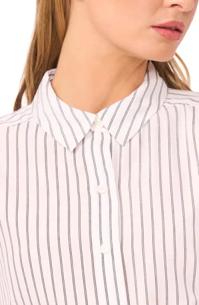 Halogen ® Stripe Woven Shirt In White