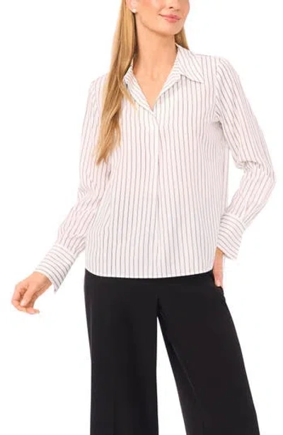 Halogen ® Stripe Woven Shirt In Black