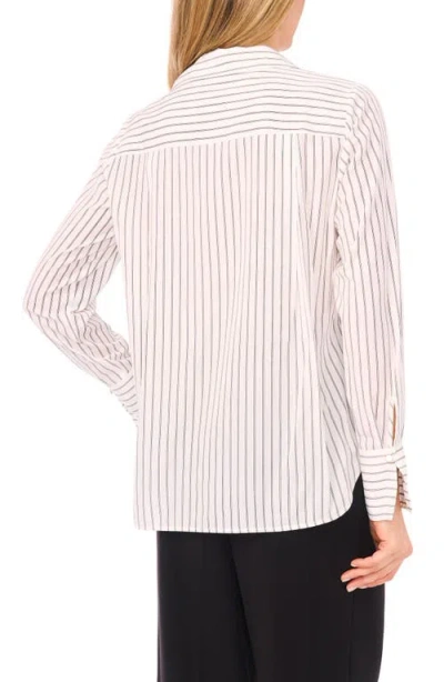 Halogen ® Stripe Woven Shirt In Black