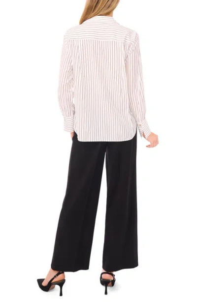 Halogen ® Stripe Woven Shirt In Black