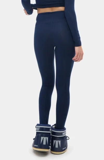 Halfdays Ruth Base Layer Leggings In Blue