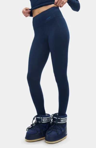 Halfdays Ruth Base Layer Leggings In Blue