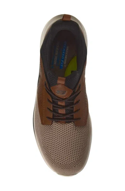 Skechers Wide Width Slade Breyer Sneaker In Brown