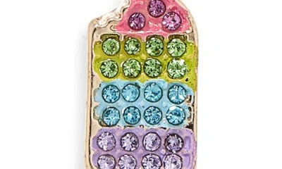 Leith 6-pack Ice Treat Assorted Stud Earrings In Orange