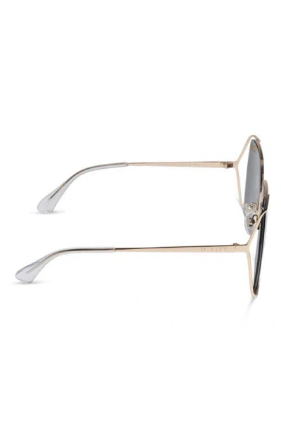 Diff 61mm Dawn Geometric Sunglasses In Blue