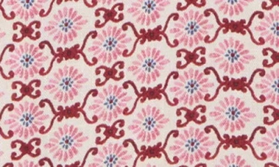 Max Studio Buttoned Printed Dress In Pink