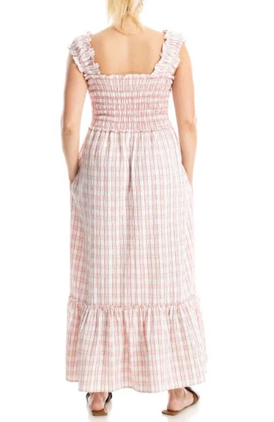 Max Studio Tiered Printed Sundress In Neutral