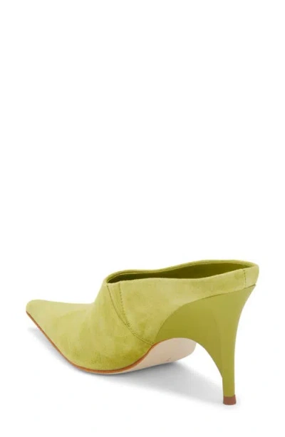 Jeffrey Campbell Vader Pointed Toe Mule In Green