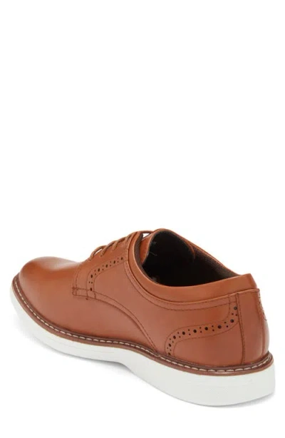 Rush By Gordon Rush Brogue Plain Toe Derby In Brown