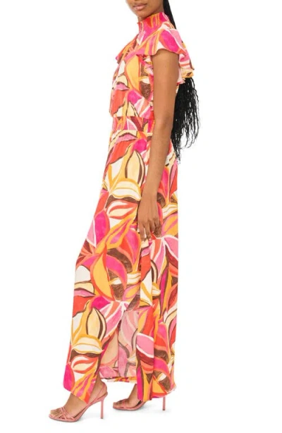 Halogen ® Flutter Sleeve Jumpsuit In Multi