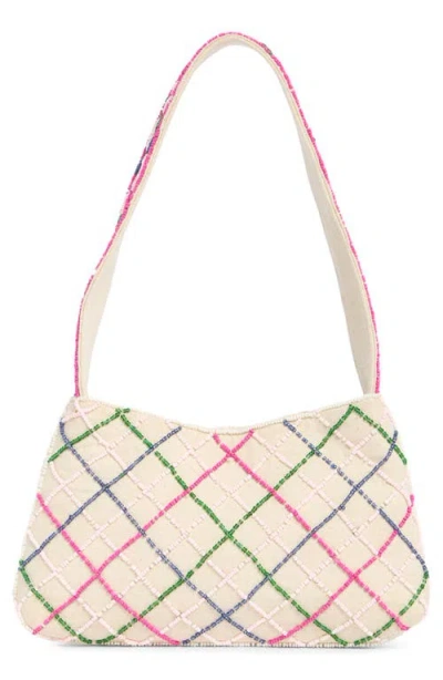 Jessica Mcclintock Juniper Beaded Shoulder Bag In Multi