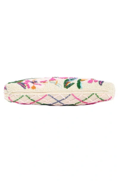 Jessica Mcclintock Juniper Beaded Shoulder Bag In Multi