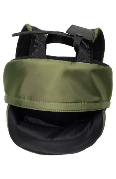 Off-white Classic Dome Nylon Backpack In Green