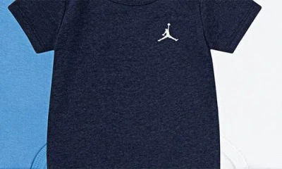 Jordan 3-pack Everyday Essential Bodysuits In Multi