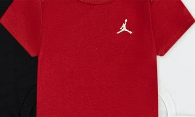Jordan 3-pack Everyday Essential Bodysuits In Multi