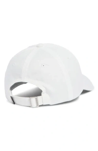 Hunter Core Twill Baseball Cap In White