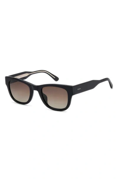Fossil 50mm Gradient Square Sunglasses In Black