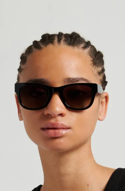 Fossil 50mm Gradient Square Sunglasses In Black