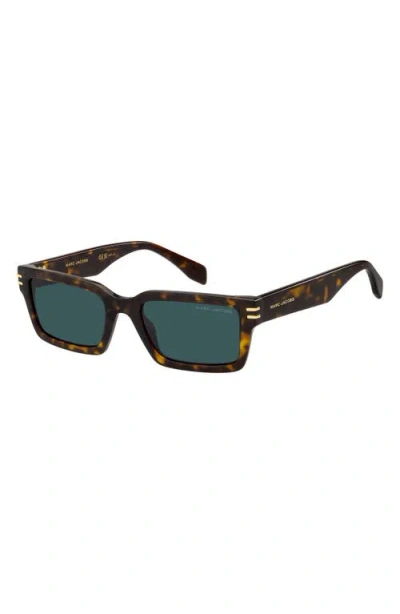Marc Jacobs 54mm Rectangular Sunglasses In Brown
