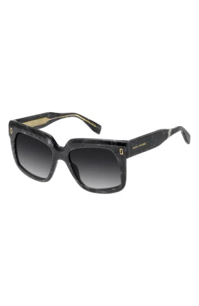 Marc Jacobs 53mm Square Sunglasses In Gray