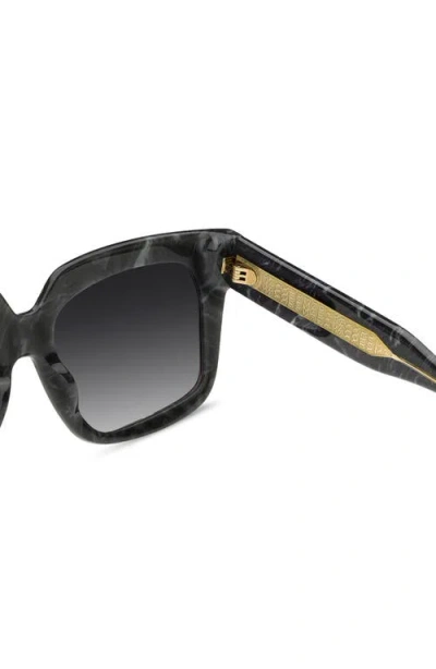 Marc Jacobs 54mm Rectangular Sunglasses In Brown