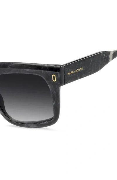 Marc Jacobs 53mm Square Sunglasses In Gray