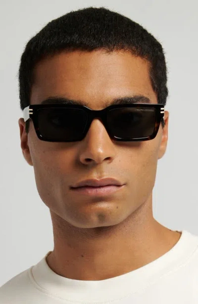 Marc Jacobs 54mm Rectangular Sunglasses In Brown