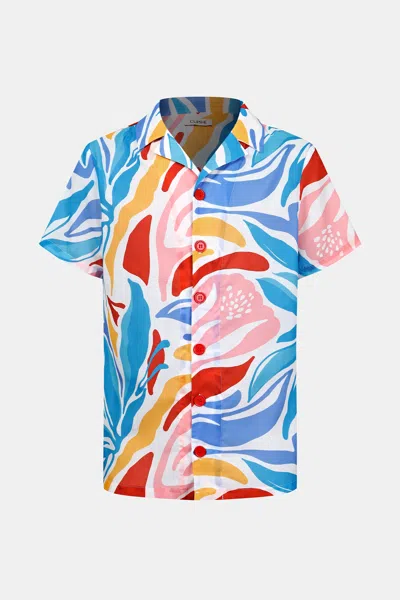 Cupshe Side Quest Abstract Shirt In Multi
