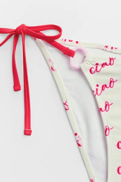 Cupshe Wander Free White Bikini Set In Multi