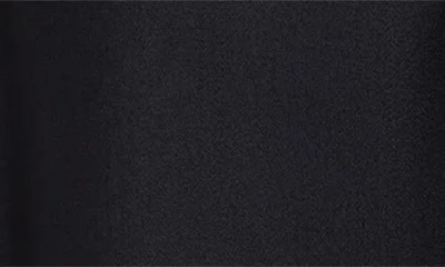 Grace Ling Tailored Angular Stretch Wool Skirt In Black