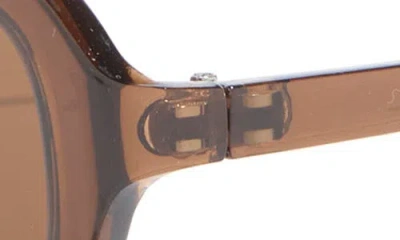 Bp. Rectangular Wrap Sunglasses In Brown