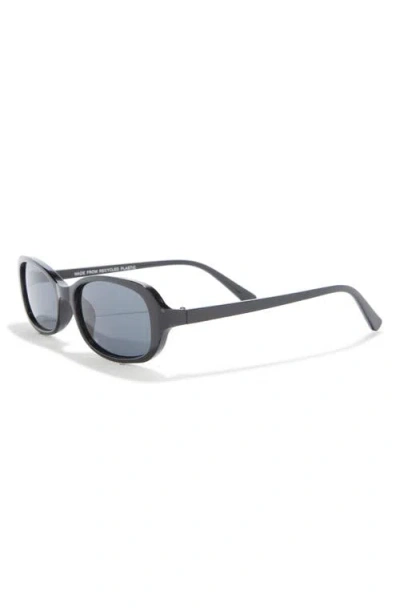Bp. Rectangular Wrap Sunglasses In Gray