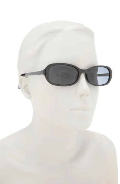 Bp. Rectangular Wrap Sunglasses In Gray
