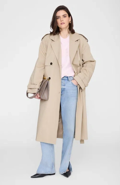 Anine Bing Spencer Sweatshirt In Pink