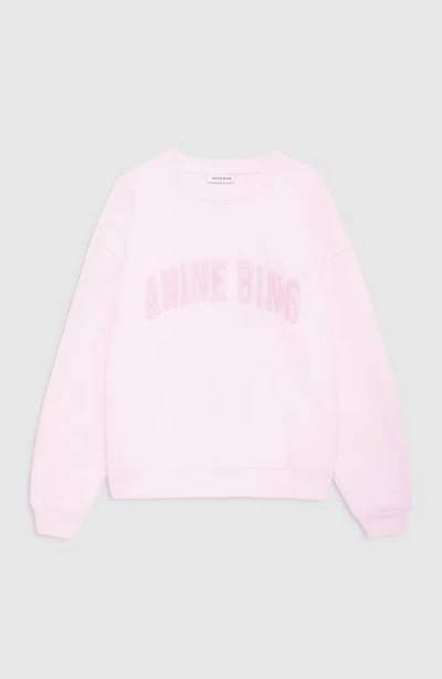 Anine Bing Spencer Sweatshirt In Pink
