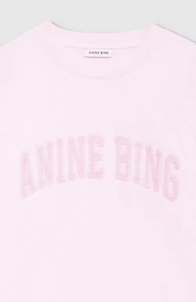 Anine Bing Spencer Sweatshirt In Pink