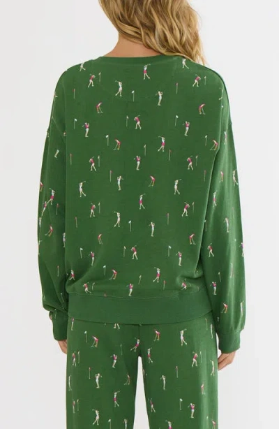 Beach Riot Devyn Oversize Sweatshirt In Green