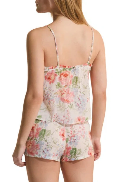 Etam Orchidee Pajama Top In Multi