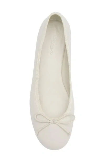 Tony Bianco Comma Ballet Flat In Neutral