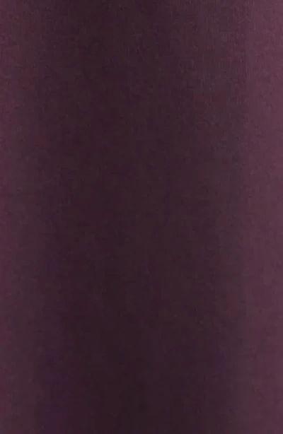 Victoria Beckham Womens Blackcurrant Cap-sleeve Draped Satin Midi Dress In Purple