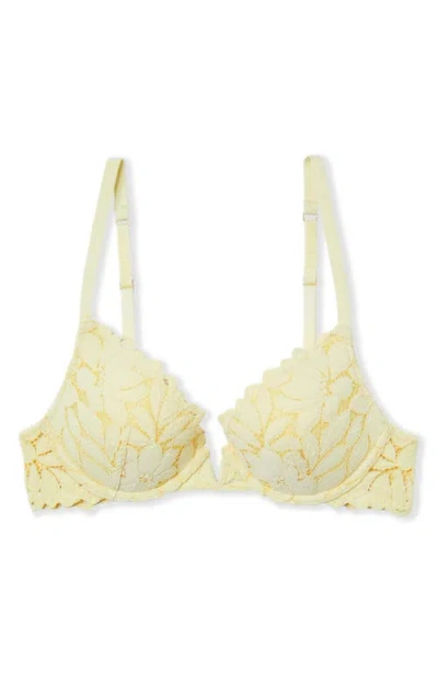 Etam Celeste °2 Underwire Balconette Bra In Yellow